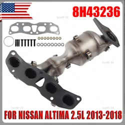 For Nissan Altima 2.5L2013-2018 Exhaust Manifold Catalytic Converter. Our catalytic converter isO2 Standard andNOT...