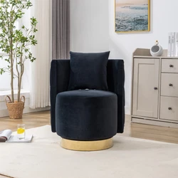 Bonus Pillow Included: Weve included a bonus pillow with our swivel accent chair, adding extra comfort and support for...