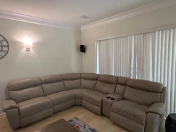 This HAVERTYS Wrangler Sectional Sofa is the perfect addition to any living room or TV room. With a solid light grey...