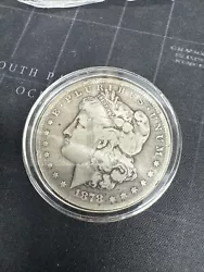 Morgan Silver Dollar, 1878.. Shipped with USPS Ground Advantage.