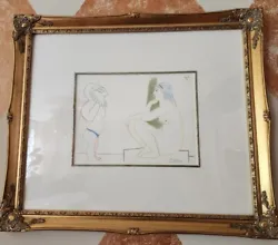 This Picasso Illustration III print is a stunning piece of art that any art lover will appreciate. It is a signed print...