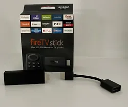 Amazon Fire TV Stick 1st Gen BlackIncludes:Fire TV stickHDMI adapterBoxPower cable and remote NOT included