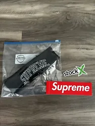 Supreme New Era Sequin Arc Logo Headband FW18 Release Date 11/15/2018. Verified authentic StockX tag attached. Includes...