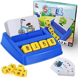 🎲IDEA GIFTS FOR KIDS: ❤️Surprise kids with a gift that truly adds value to their imagination. The letter blocks...