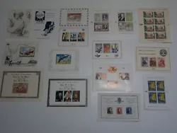 On retrouve 16 blocs neufs sans charnieres. Voici un joli lot de timbres de Belgique. Bonne valeur.
