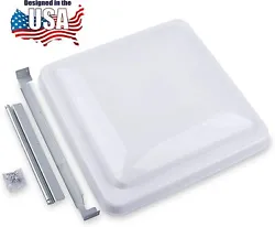 ✔ Impact-resistant plastics improve the lifespan of this vent covers RV kit - cover it with a clear coat to last even...