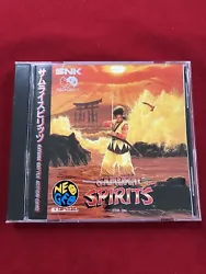 Samurai spirits neo geo CD version japonaise très bon état complet, boîtier abîmé voir photos Envoi rapide soigné