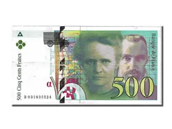 500 Francs type Pierre et Marie Curie, 1995, Alphabet R, Fayette 76.2 (Billets>Banque De France>500 Francs Pierre et...