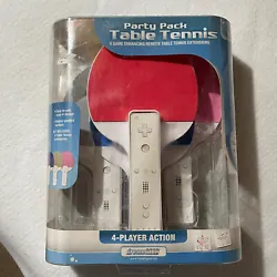 Nintendo Wii Party Pack Table Tennis Remote Extensions Controller Paddles - NIB. See photos for more details Feel free...