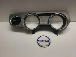 Nice condition used gauge cluster bezel for any 2010-2014.