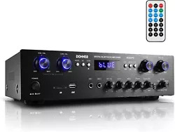 440W power output. (110W x 4 ). 4 Channel 440W Power. Bluetooth 5.0 Stereo Audio Amplifier Receiver. ◇ Note:...