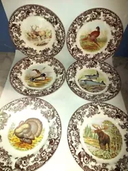 Made in England. includes 1 each Elk. Pheasant, Mallard, Turkey, rabbit( not in photo but rabbit will replace the...