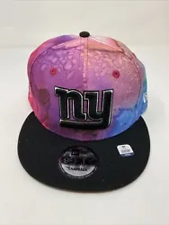 New York Giants New Era 2022 NFL Crucial Catch 9FIFTY Snapback Hat Mens NWT.