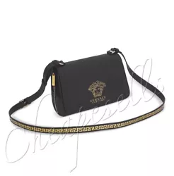 Versace Crossbody Bag Medusa Logo Small Purse Clutch Chic Vegan Wristlet- GWP. This is gift with purchase with parfums...