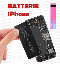 Batterie interne neuve compatible pour iPhone. Capacité Réelest identique à l original. BATTERIE INTERNE POUR...