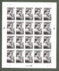 3181 Madam C.J. Walker, Entrepreneur. MNH 32 cent sheet of 20. Self Adhesive.