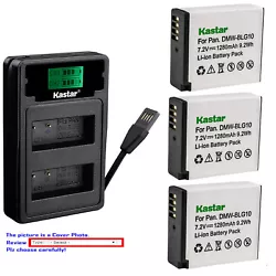 Kastar High Capacity Battery Long lasting and manufacture price. Leica BP-DC15. Leica BC-DC15. Leica D-Lux Type 109....