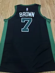 Brand new with tags Jaylen brown Boston Celtics black statement edition jersey size large