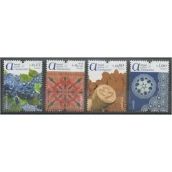 Portugal (Açores) - 2015 - No 593/596 - Artisanat. For those which are not (new with hinge or canceled), the condition...