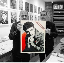 Obey Giant Fairey Ian Curtis Heart and Soul Screen Print (xxx/500) [CONFIRMED].