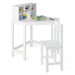 ● Perfect Gift for Kids: This children study table with chair is an ideal gift for kids over 3 years old. And the...