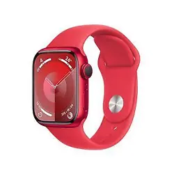 Apple Watch Series 9 GPS Aluminium (PRODUCT)RED Sport Band M/L 41 mm - Montre connectée - Aluminium - Étanche - GPS -...