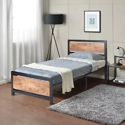 It takes about an hour to put it together for one person. For mattress size: 75