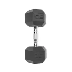 Enhance your workout routine with the Coated Hex Dumbbell. The Hex shaped dumbbell heads ensure the dumbbell will not...