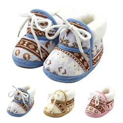 Baby Girls Boys Soft Booties Snow Boots Infant Toddler Warming Shoes. Free Size 11.5CM/4.5