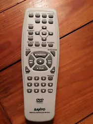 Sanyo DVD Player Remote #RB-SL40.[BMB2] Tested works good,  your getting exactly what is in the photos,  thanks