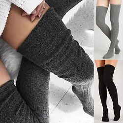 · Over-the-knee socks made of a high quality material and are tight enough to stay up on most thighs without being...