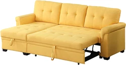 L-Shape Sofa. Reversible Storage Chaise 46