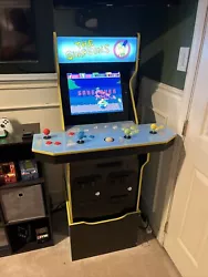 Arcade1UP The Simpsons Live Arcade Cabinet with Riser & Lit Marquee 4 Player. …. Excellent Condition and comes with...