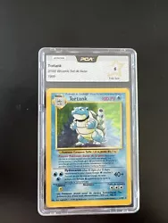 Carte Pokémon Tortank 2/102 Holo Edition 1 - Set de Base - FR - PCA 6.