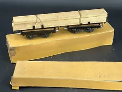 TRAIN JEP wagon double transport bois 4588. wagon JEP double transport de boislongueur environ 30-32 cm bon état (...