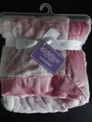 Kidsline Zebra Patchwork Faux Fur Plush Blanket. Soft, plush pink patchwork blanket with panels of zebra print and pink...