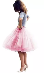 Material: nylon soft tulle. 5 layers tulle ,1 lining polyester,prevent scratching gentle sensitive skin. Hand wash or...