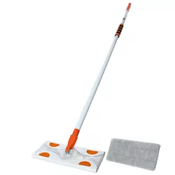 Microfiber mop pad is fits sweeping or dusting with dry mode, mopping or scrubbing with wet mode. 1x Sweeper....