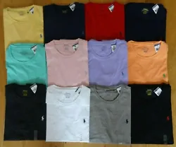 CLASSIC CREW-NECK t-shirt(s) designed by Polo Ralph Lauren. The three primary countries the shirts are manufactured in...