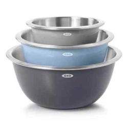 The OXO SoftWorks 3-Piece Mixing Bowl Set is the perfect addition to any kitchen collection. With three convenient...