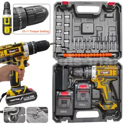 String & Fairy Lights. - A comfortable ergonomic handgrip maximises the performance of the drill and comfort of the...