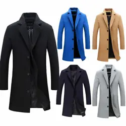 These wool jackets & coats will brings you a extra soft feel and stay warm but stylish in cold winter. Color:...
