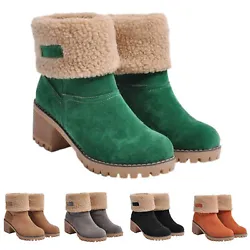 Applicable Scene: These round toe boots are great for relaxing on the beach, suitable for many occasions, and perfect...