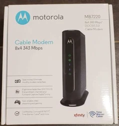 Motorola MB722010 343Mbps DOCSIS 3.0 Cable Modem. Works great only selling because no longer need.