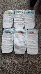 Vintage pampers baby dry dated 2009 size 6 very big diapers. Diapers are in great shape from pet and smoke free...