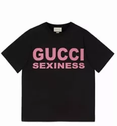 ￼ Gucci Sexiness Men’s Black T-Shirt. Size Medium. Good Condition