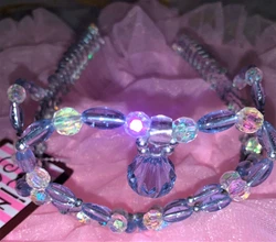 Attached Stay-Put combs. Blue Beaded Tiara with Faux Jewels. This tiara screams fun. One size fits most ages child to...
