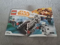 Lego Star Wars Notice de construction 75207.  En très bon état, juste plier pour cause de rangement .