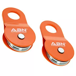 Arborist snatch blocks reduce heat to increase the pulling power. Built-in cable guides prevent tangled cables.