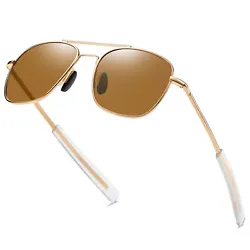 Lens Material: Polarized Lenses. Aviator Pilot Sunglasses. Temple Length: 150mm. Can be refreshing. Relieve visual...